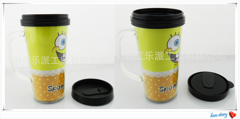 【供應(yīng)熱銷雙層塑料卡紙杯 透明色塑料杯】?jī)r(jià)格,廠家,圖片,杯子,永康市樂達(dá)五金制造廠-